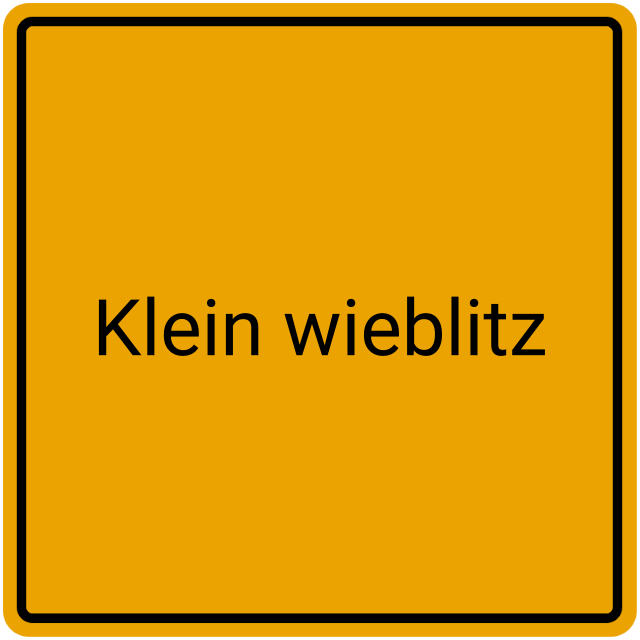 Meldebestätigung Klein Wieblitz